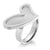 Top Heart Shape Stainless Steel Ring - Monera-Design Co., Ltd