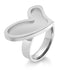 Top Heart Shape Stainless Steel Ring
