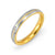 Always Love Steel Ring two tones with CZ - Monera-Design Co., Ltd