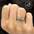Matt Finish CZ Steel Ring - Monera-Design Co., Ltd