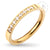 Premium Cubic Zirconia Promise Band Steel Ring - Monera-Design Co., Ltd
