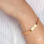 Stainless Steel Link bracelet with Cross Eroding - Monera-Design Co., Ltd