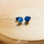 Minimal Matte Circle Disc Stud Stainless Steel Earrings - Monera-Design Co., Ltd