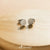 Minimal Matte Circle Disc Stud Stainless Steel Earrings - Monera-Design Co., Ltd