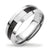 Carbon Design Comfort fit Steel Ring - Monera-Design Co., Ltd