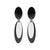Oval Shape 2 Tone Steel Earrings - Monera-Design Co., Ltd