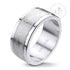 Fingerprint Design Steel ring with PVD