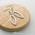 Teardrop Hollow Dangle Stylish Shiny Steel Earrings - Monera-Design Co., Ltd